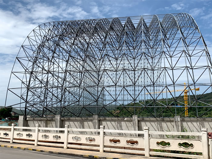 邢台山寨矿储煤棚网架